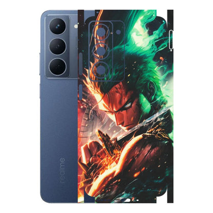 Realme Phone Skins (All Models) - Anime Gojo Sword - Matte Finish (M-32) Realme P3X