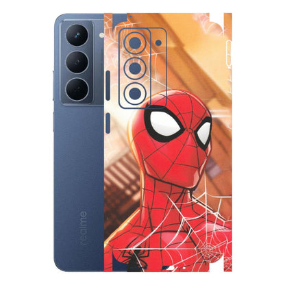 Realme Phone Skins (All Models) - Spiderman Face New - Matte Finish (M-41) Realme P3X