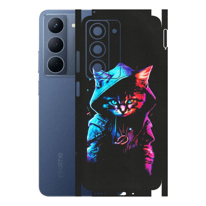 Realme Phone Skins (All Models) - Cyberpunk Cat - Matte Finish (M-45) Realme P3X