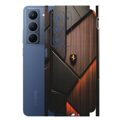 Realme Phone Skins (All Models) - Lambo Beauty Wood Pattern Sober - Matte Finish (M-51) Realme P3X