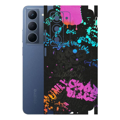Realme Phone Skins (All Models) - Majestic Black Vibes - Matte Finish (M-62) Realme P3X