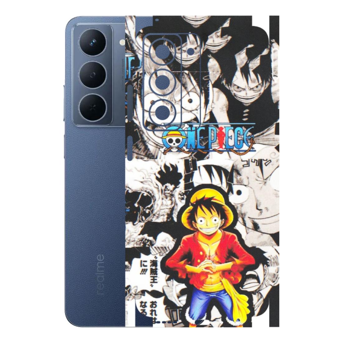 Realme Phone Skins (All Models) - One Piece B&W - Matte Finish (M-63) Realme P3X