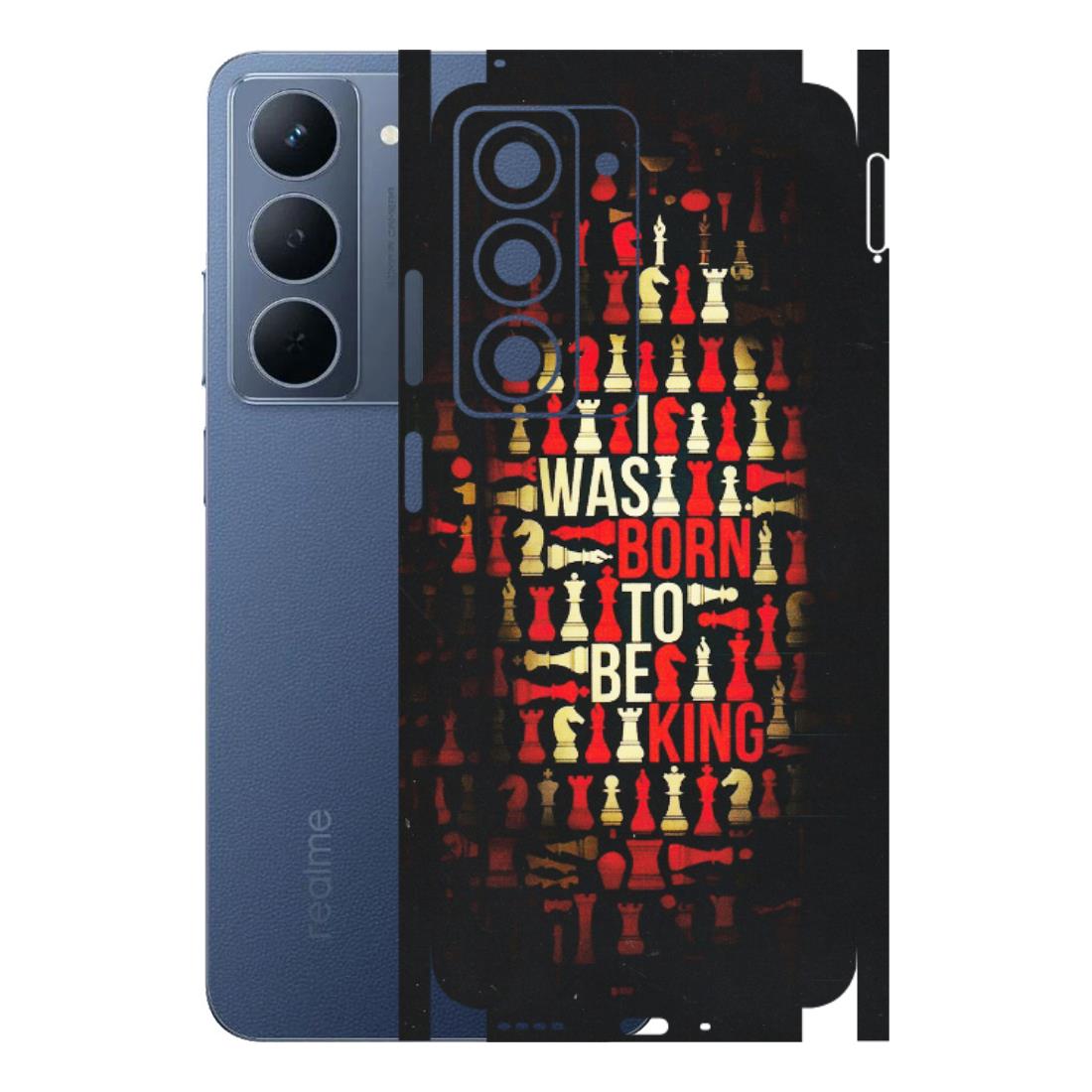 Realme Phone Skins (All Models) - Born To Be King - Matte Finish (M-73) Realme P3X