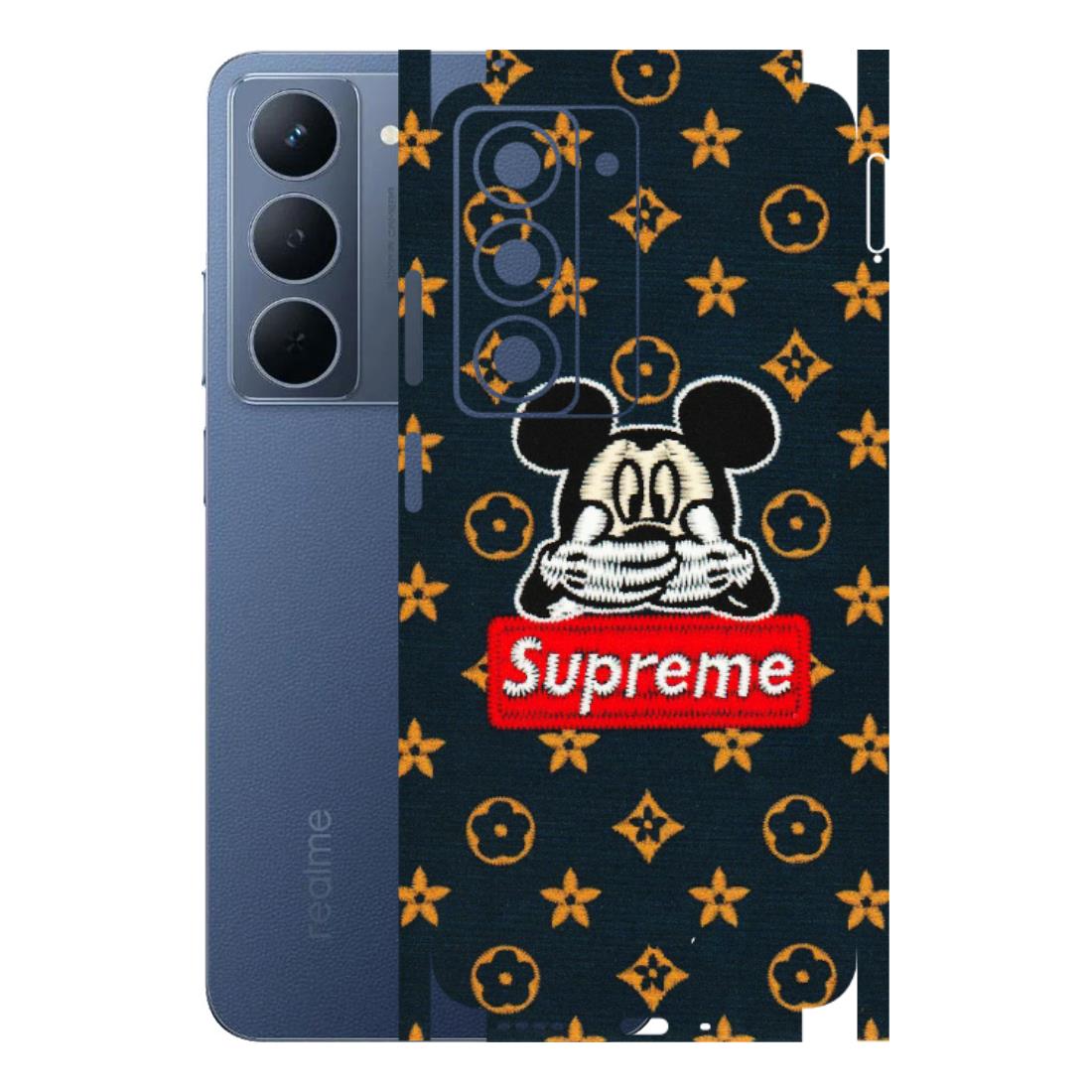Realme Phone Skins (All Models) - Mickey Supreme - Matte Finish (M-83) Realme P3X