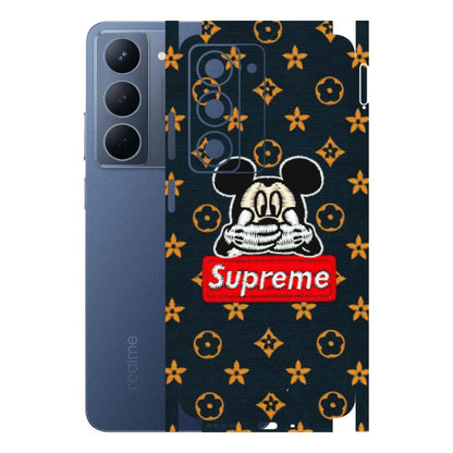 Realme Phone Skins (All Models) - Mickey Supreme - Matte Finish (M-83) Realme P3X