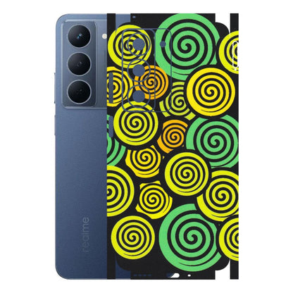 Realme Phone Skins (All Models) - Crazy Spiral - Matte Finish (M-91) Realme P3X