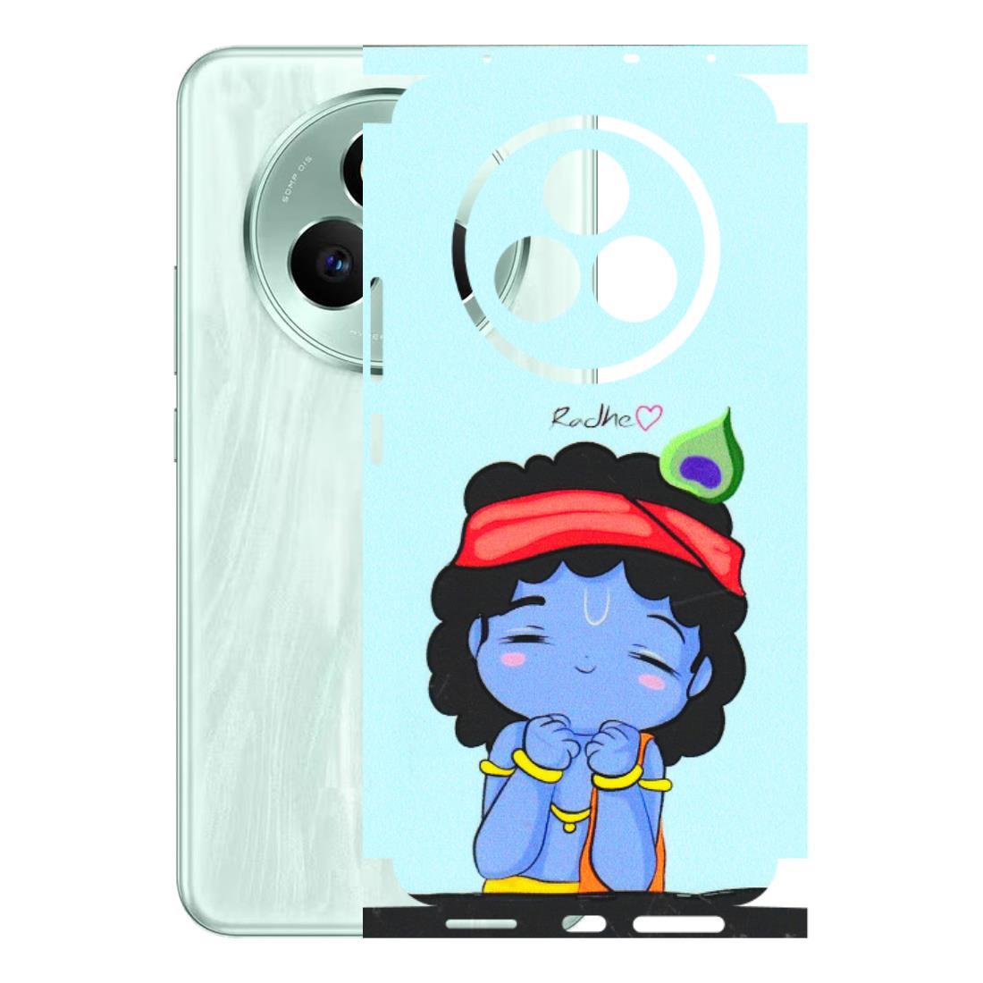 Realme Phone Skins (All Models) - Radhe Radhe Cute Toon - 3D Embossed Finish (L-05) Realme P3 Pro