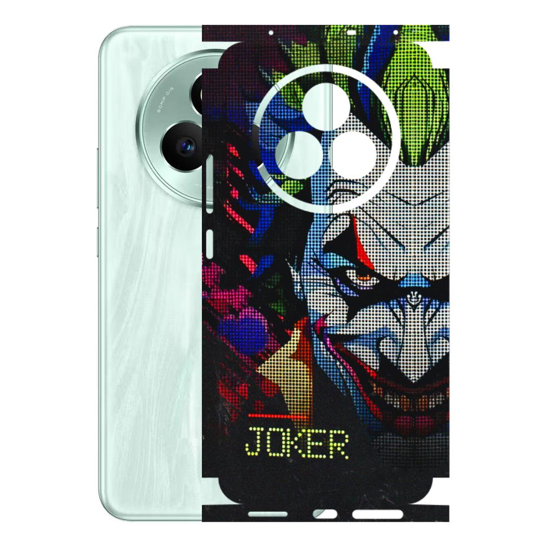 Realme Phone Skins (All Models) - Joker Dot Matrix - 3D Embossed Finish (L-08) Realme P3 Pro