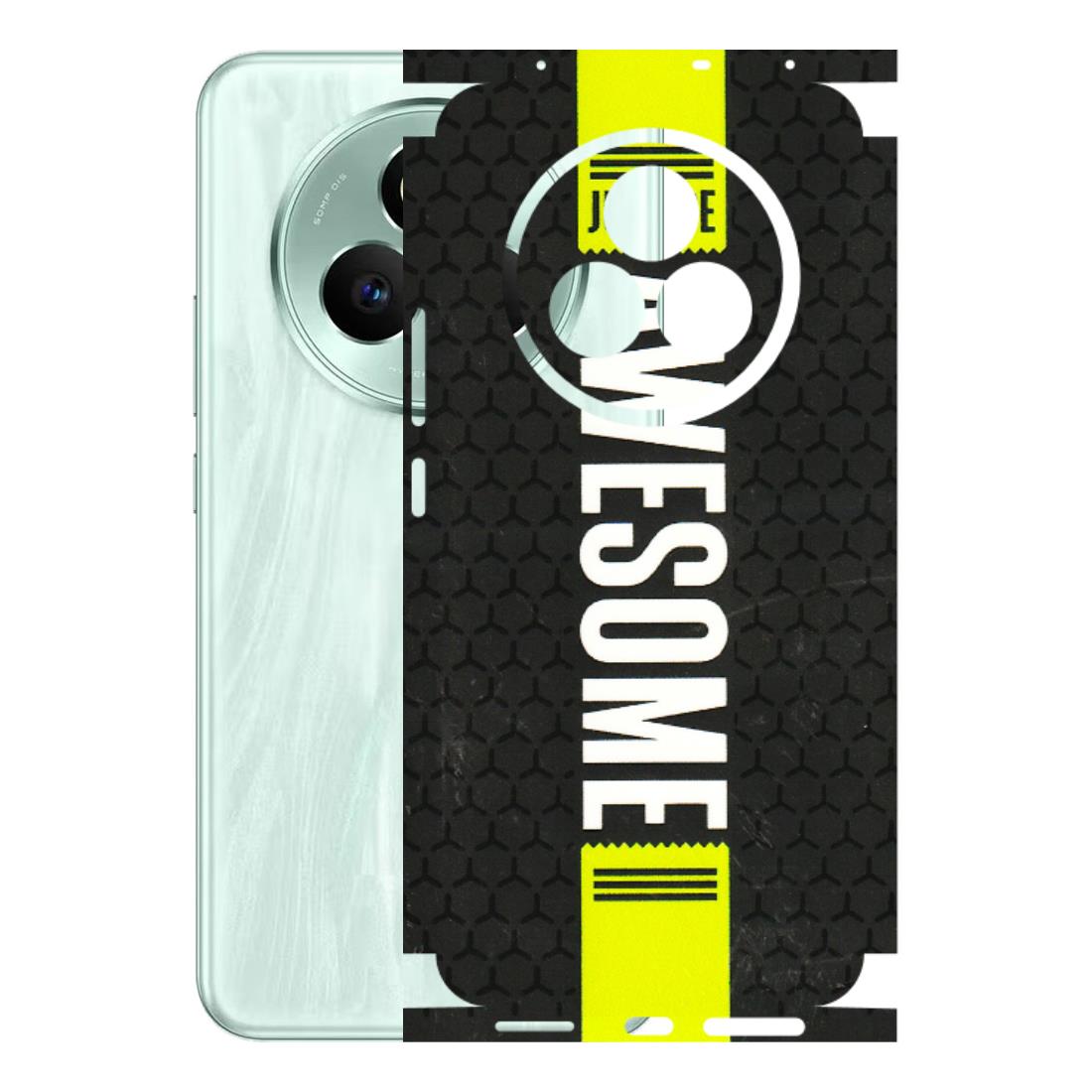 Realme Phone Skins (All Models) - Just Be Awesome - 3D Embossed Finish (L-101) Realme P3 Pro