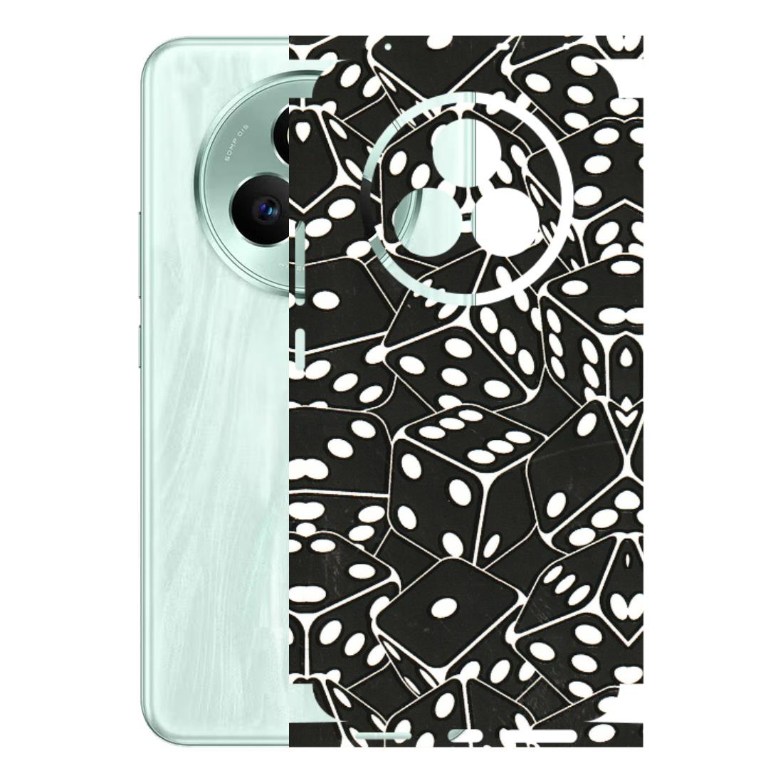 Realme Phone Skins (All Models) - Big Black Dices - 3D Embossed Finish (L-106) Realme P3 Pro