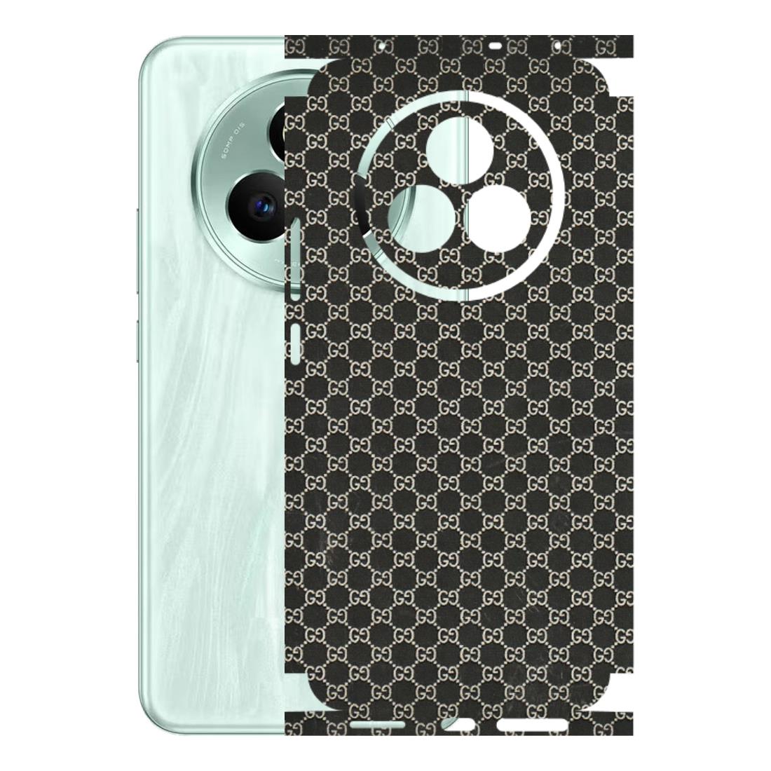 Realme Phone Skins (All Models) - Black G Print - 3D Embossed Finish (L-109) Realme P3 Pro