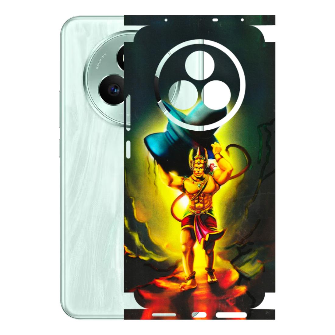 Realme Phone Skins (All Models) - Hanuman Ji - 3D Embossed Finish (L-128) Realme P3 Pro