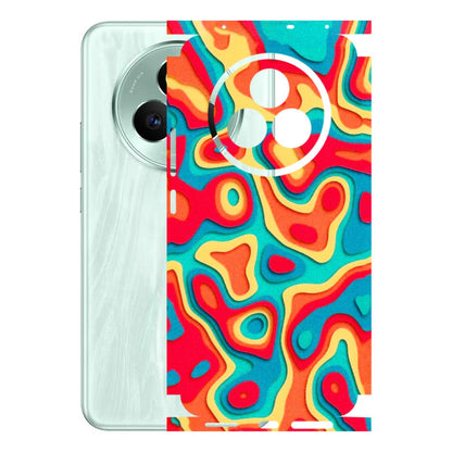 Realme Phone Skins (All Models) - Abstract Swirl - 3D Embossed Finish (L-150) Realme P3 Pro