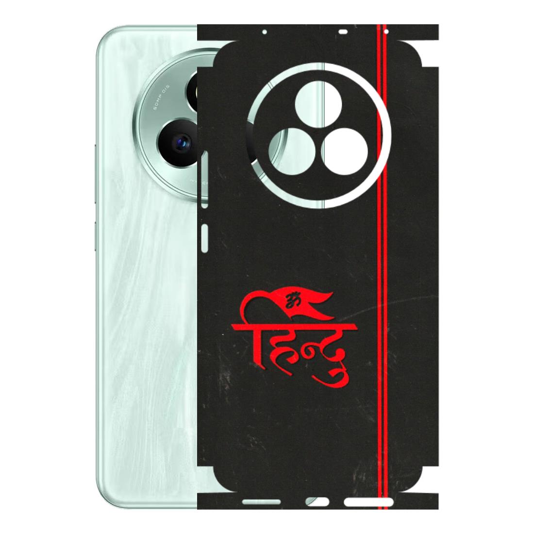 Realme Phone Skins (All Models) - Hindu Black - 3D Embossed Finish (L-153) Realme P3 Pro