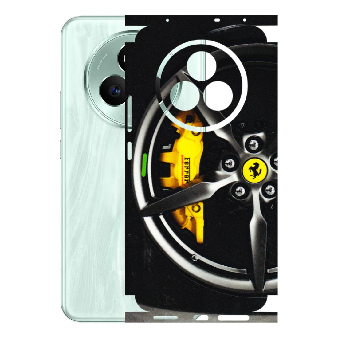 Realme Phone Skins (All Models) - Ferrari Wheel Alloy - 3D Embossed Finish (L-173) Realme P3 Pro