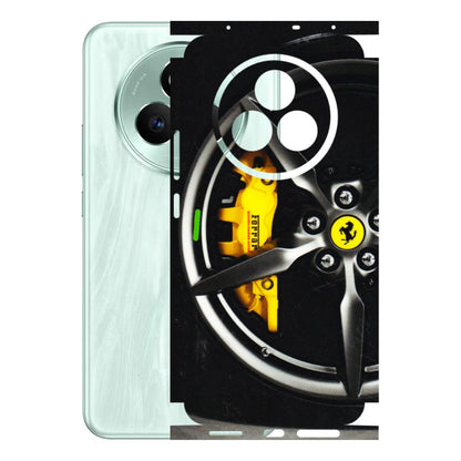 Realme Phone Skins (All Models) - Ferrari Wheel Alloy - 3D Embossed Finish (L-173) Realme P3 Pro