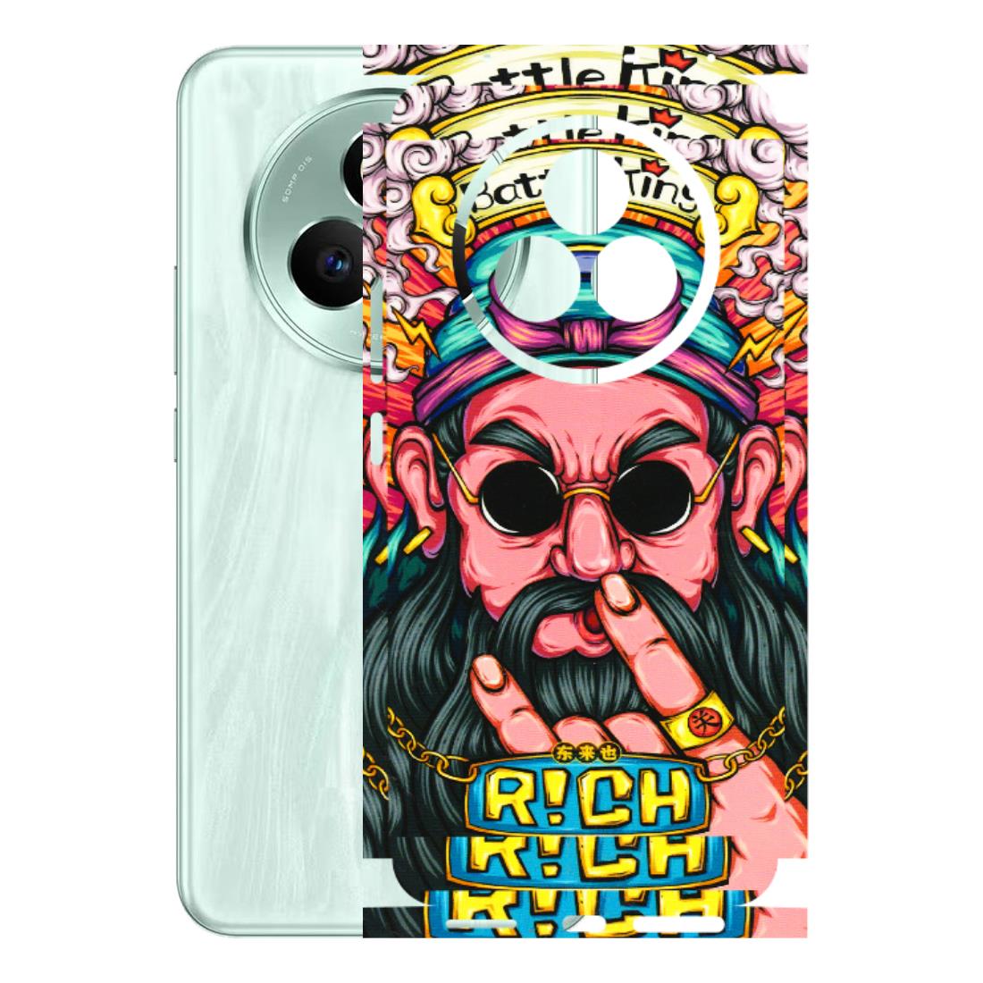 Realme Phone Skins (All Models) - Battle King Dude Face - 3D Embossed Finish (L-178) Realme P3 Pro