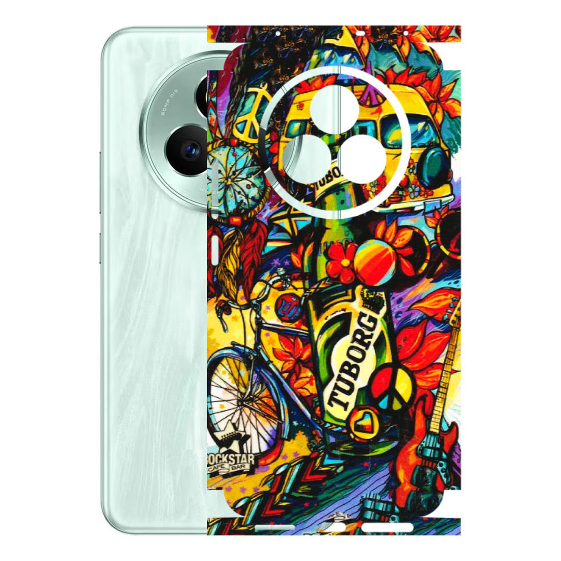 Realme Phone Skins (All Models) - Cool Beer Bottle - 3D Embossed Finish (L-193) Realme P3 Pro