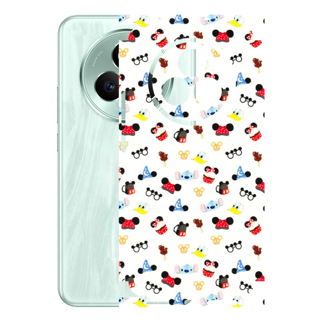 Realme Phone Skins (All Models) - Minnie Mouse & Donald Doodles s - 3D Embossed Finish (L-194) Realme P3 Pro