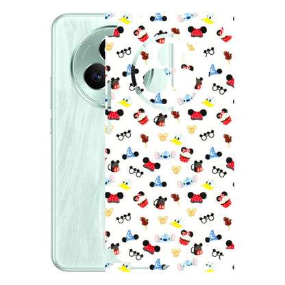 Realme Phone Skins (All Models) - Minnie Mouse & Donald Doodles s - 3D Embossed Finish (L-194) Realme P3 Pro
