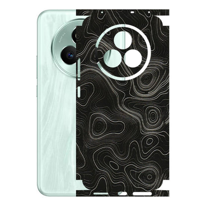 Realme Phone Skins (All Models) - Black Swirl - 3D Embossed Finish (L-196) Realme P3 Pro