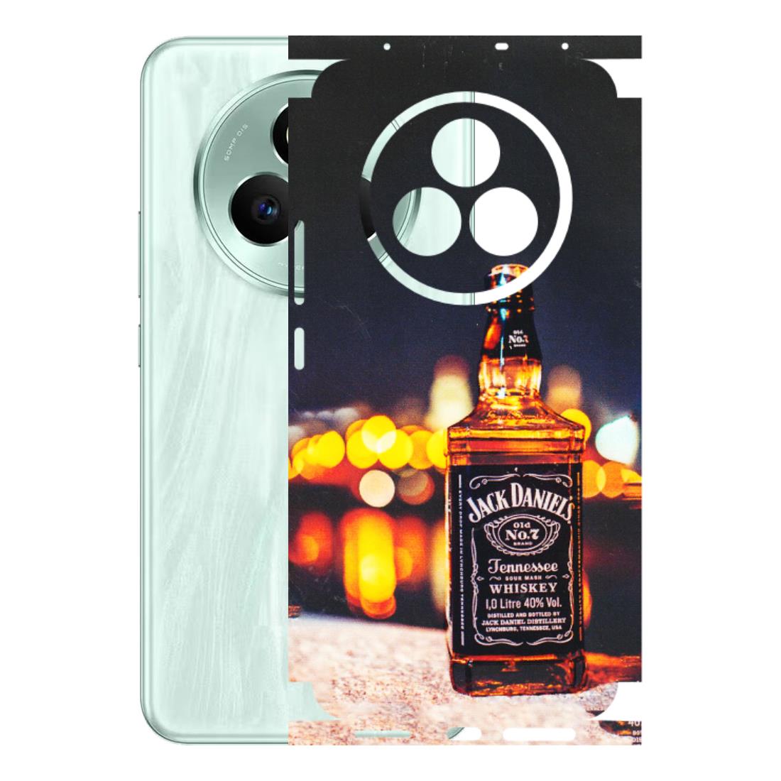 Realme Phone Skins (All Models) - JD Whiskey Bottle - 3D Embossed Finish (L-20) Realme P3 Pro