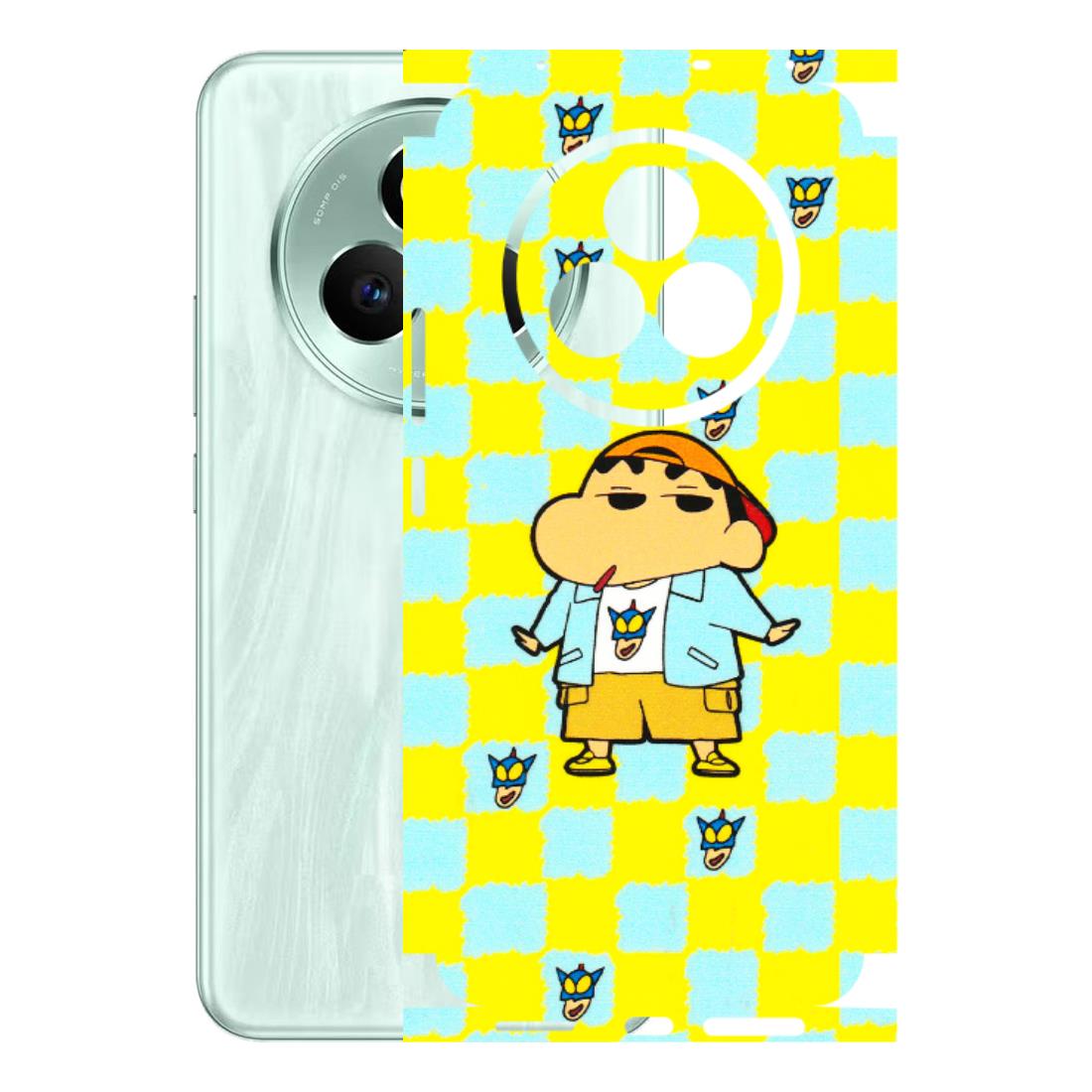 Realme Phone Skins (All Models) - Yellow Blue Shinchan Cute - 3D Embossed Finish (L-221) Realme P3 Pro