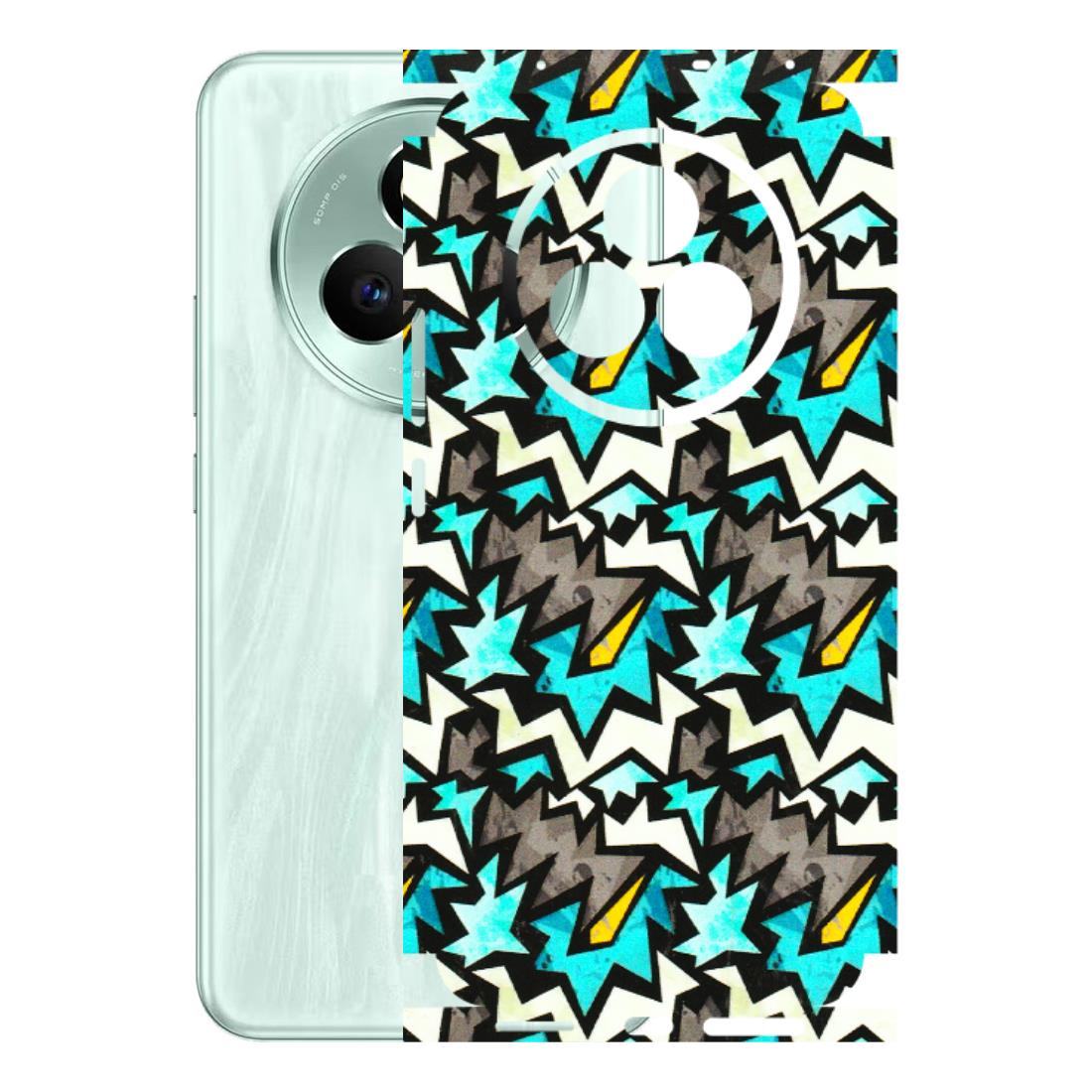 Realme Phone Skins (All Models) - Funky Zig Zag - 3D Embossed Finish (L-223) Realme P3 Pro