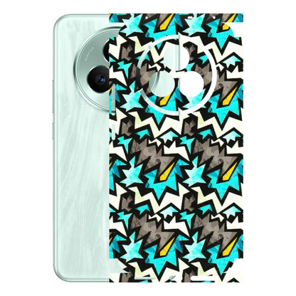 Realme Phone Skins (All Models) - Funky Zig Zag - 3D Embossed Finish (L-223) Realme P3 Pro