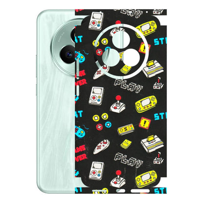 Realme Phone Skins (All Models) - Gaming Doodles - 3D Embossed Finish (L-224) Realme P3 Pro
