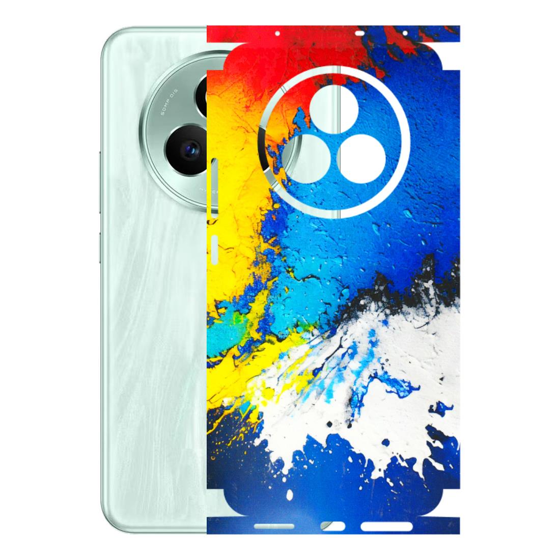 Realme Phone Skins (All Models) - Acrylic Paint Spill - 3D Embossed Finish (L-229) Realme P3 Pro