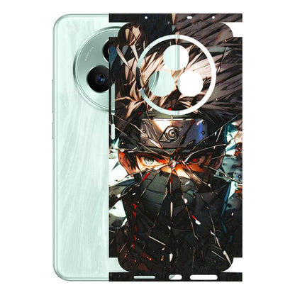 Realme Phone Skins (All Models) - Kakashi Shattered Glass Effect - 3D Embossed Finish (L-237) Realme P3 Pro