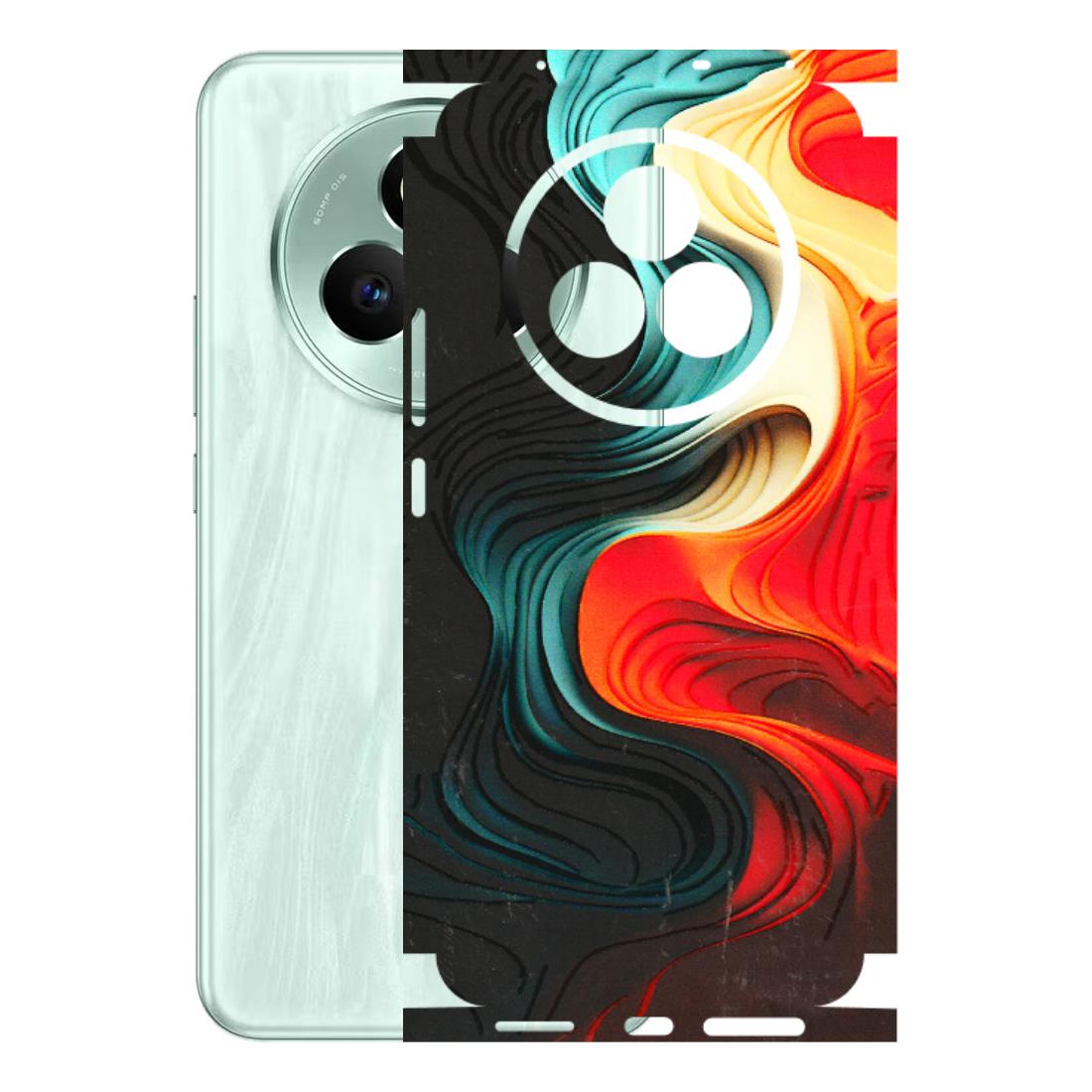 Realme Phone Skins (All Models) - The Silky Swirl - 3D Embossed Finish (L-240) Realme P3 Pro