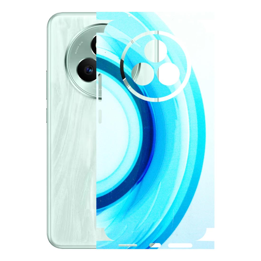 Realme Phone Skins (All Models) - The Blue Curve - 3D Embossed Finish (L-244) Realme P3 Pro