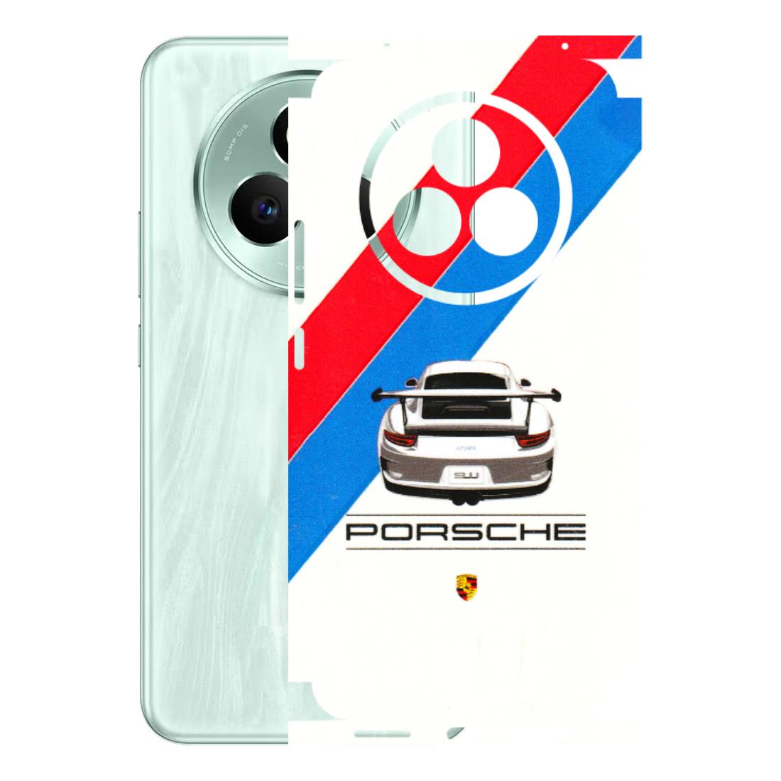 Realme Phone Skins (All Models) - Porche Car Sober Logo - 3D Embossed Finish (L-248) Realme P3 Pro
