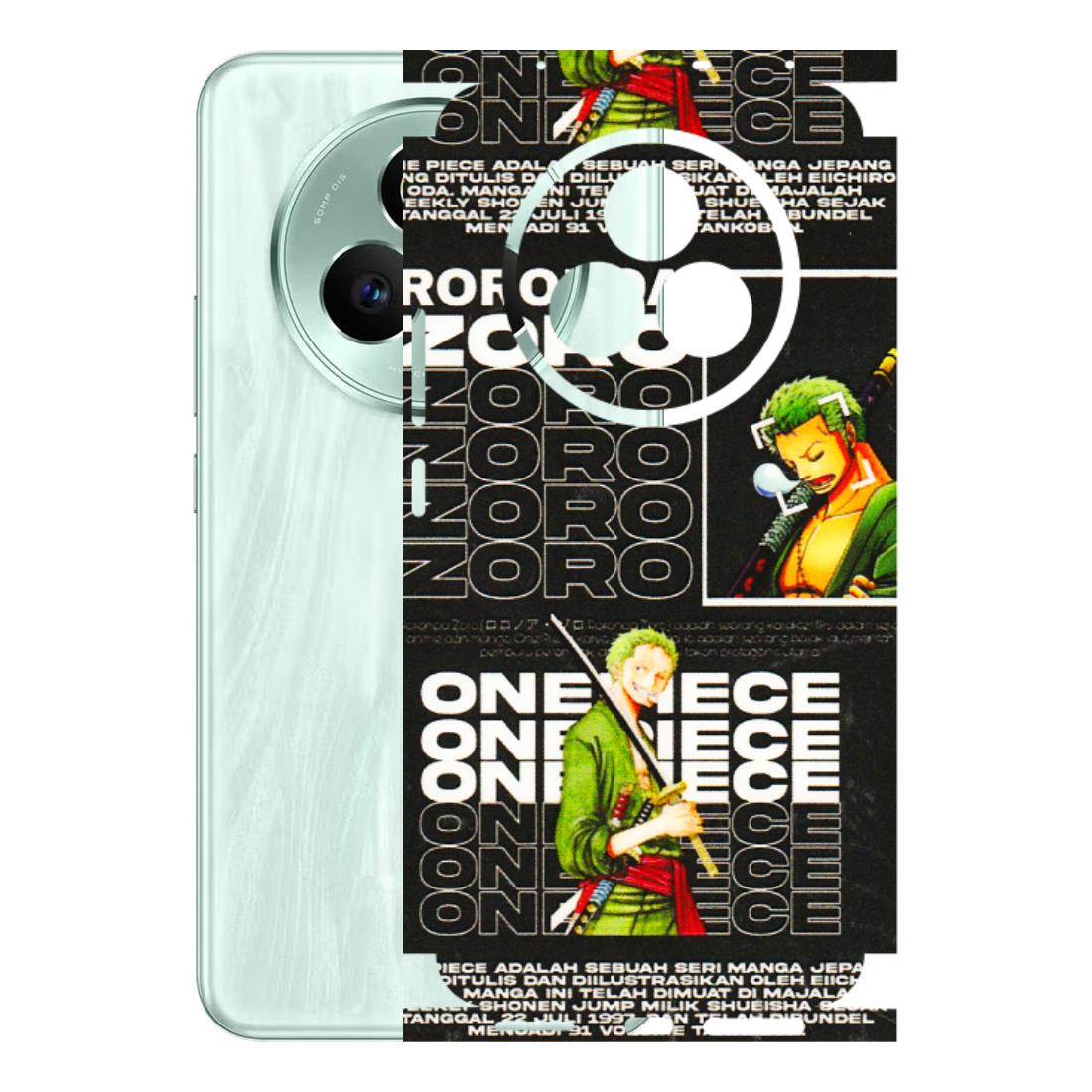 Realme Phone Skins (All Models) - One Piece Zoro - 3D Embossed Finish (L-250) Realme P3 Pro