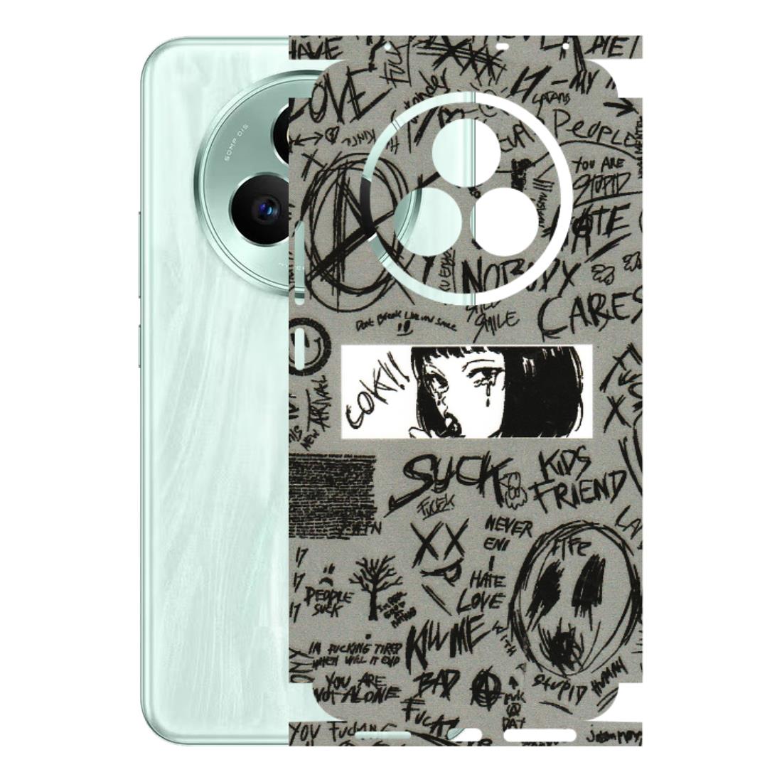 Realme Phone Skins (All Models) - Never Have Love Anime - 3D Embossed Finish (L-260) Realme P3 Pro