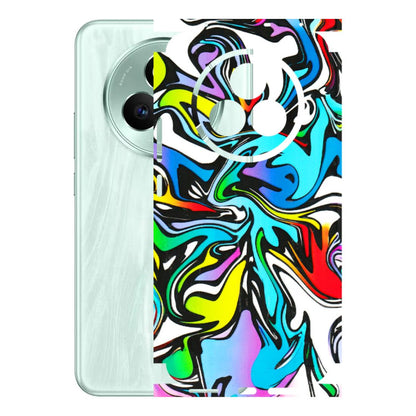 Realme Phone Skins (All Models) - Abstract Colour Paints - 3D Embossed Finish (L-271) Realme P3 Pro