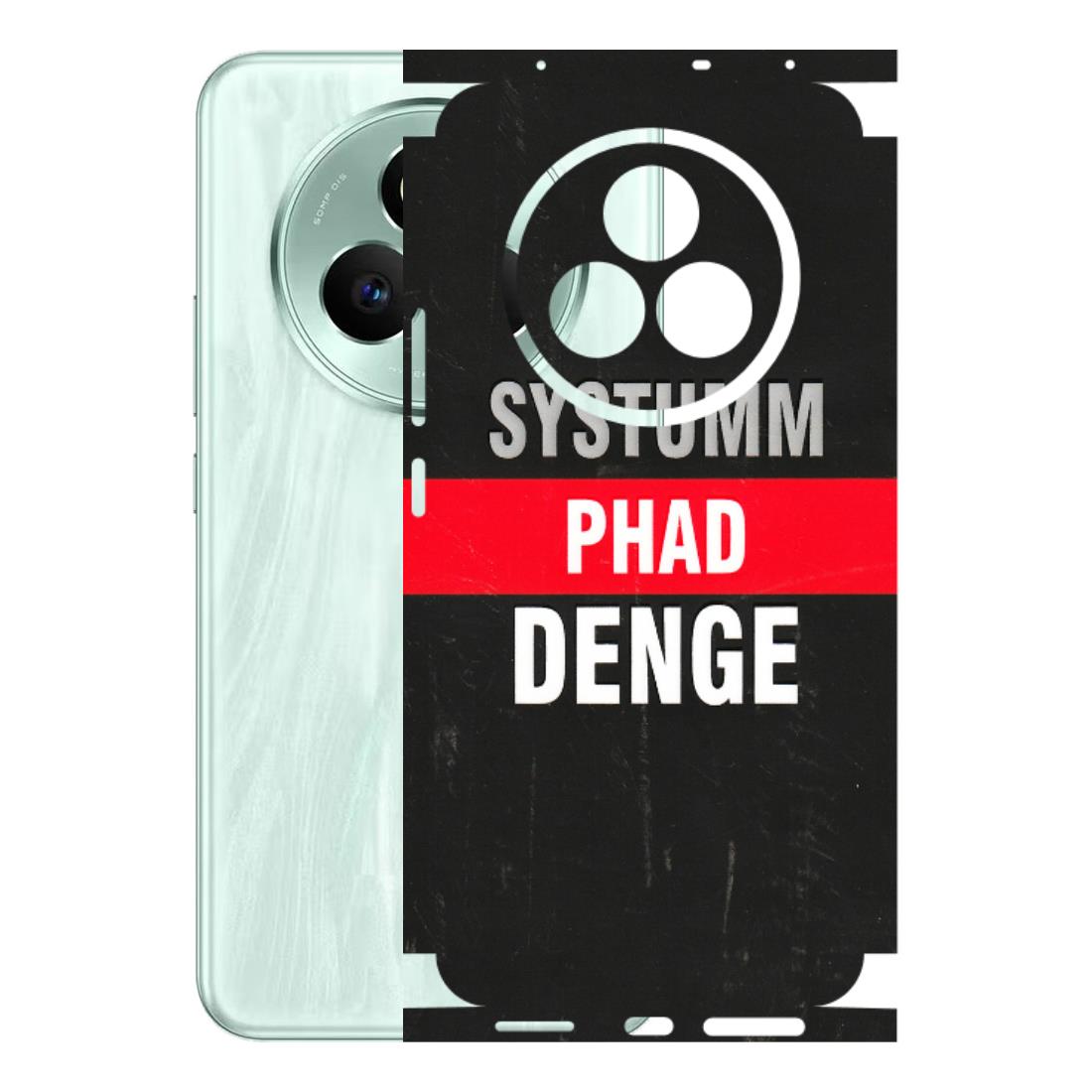 Realme Phone Skins (All Models) - Systumm Phad Denge - 3D Embossed Finish (L-278) Realme P3 Pro