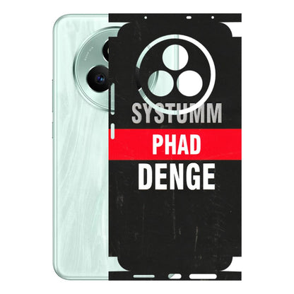 Realme Phone Skins (All Models) - Systumm Phad Denge - 3D Embossed Finish (L-278) Realme P3 Pro
