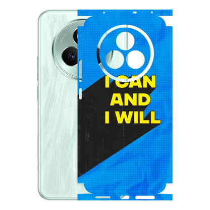 Realme Phone Skins (All Models) - I Can And I Will - 3D Embossed Finish (L-281) Realme P3 Pro