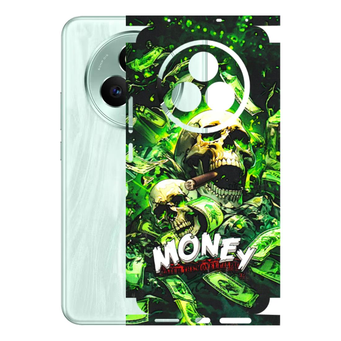 Realme Phone Skins (All Models) - Skull Money - 3D Embossed Finish (L-303) Realme P3 Pro