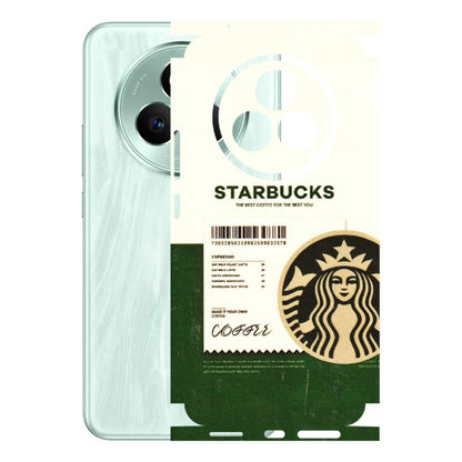 Realme Phone Skins (All Models) - Starbucks Barcode - 3D Embossed Finish (L-308) Realme P3 Pro