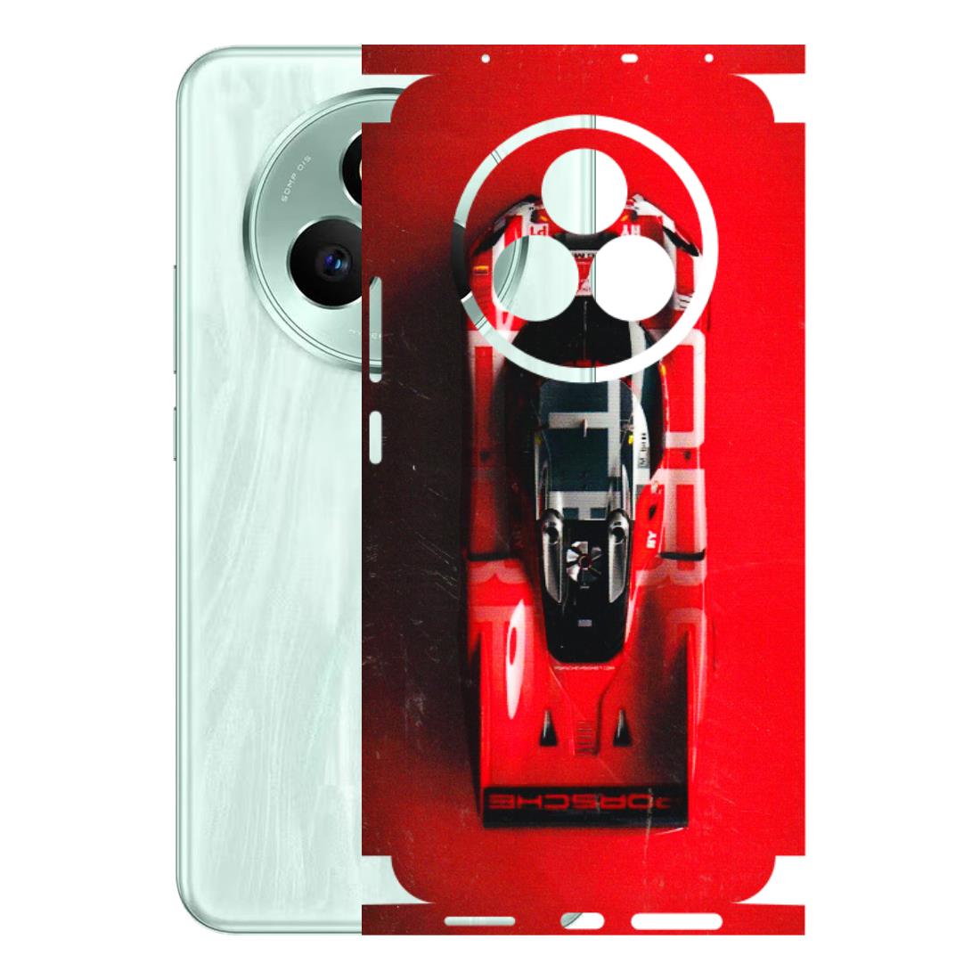 Realme Phone Skins (All Models) - Red Porsche Car Logo - 3D Embossed Finish (L-315) Realme P3 Pro