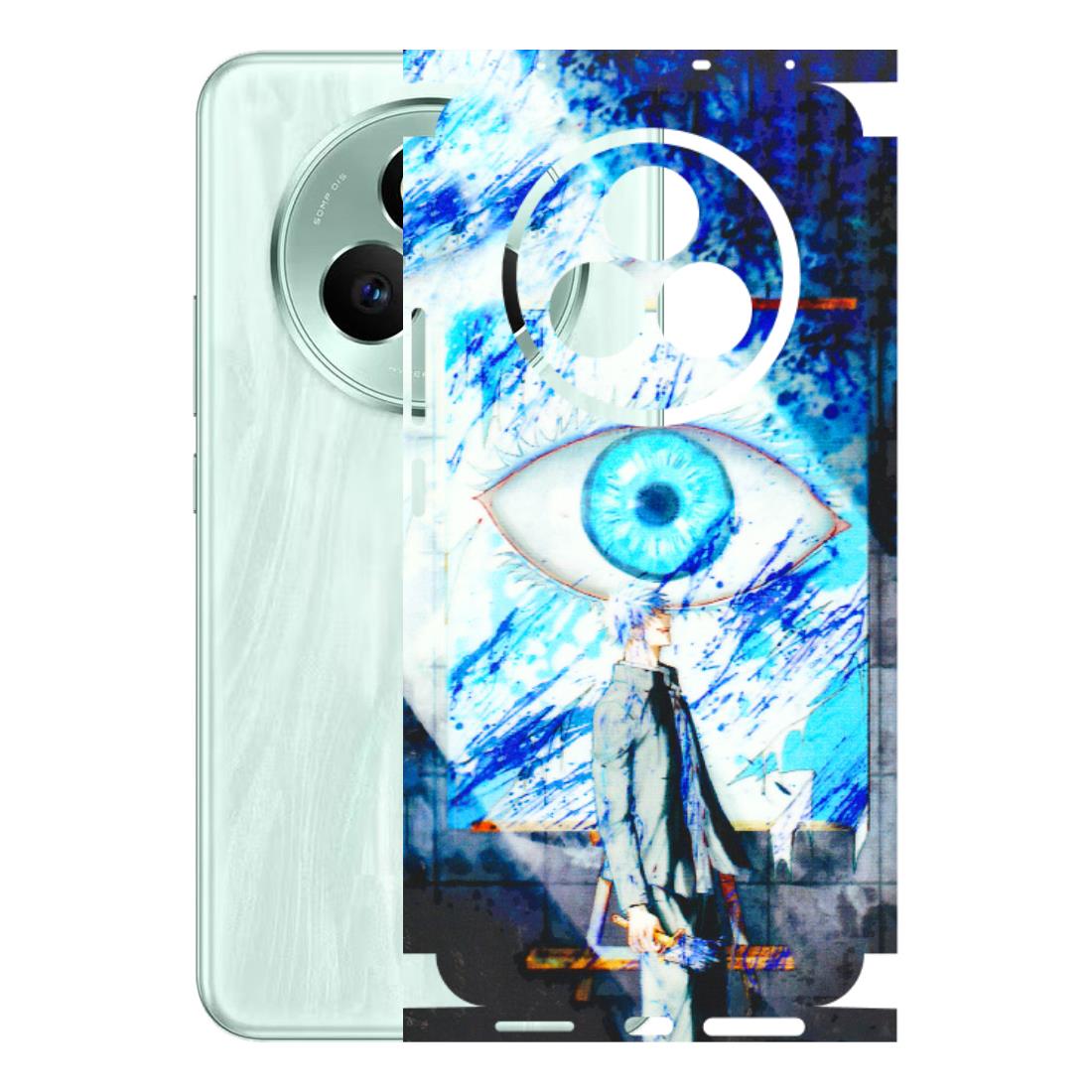 Realme Phone Skins (All Models) - Anime Sea Blue Eye - 3D Embossed Finish (L-318) Realme P3 Pro