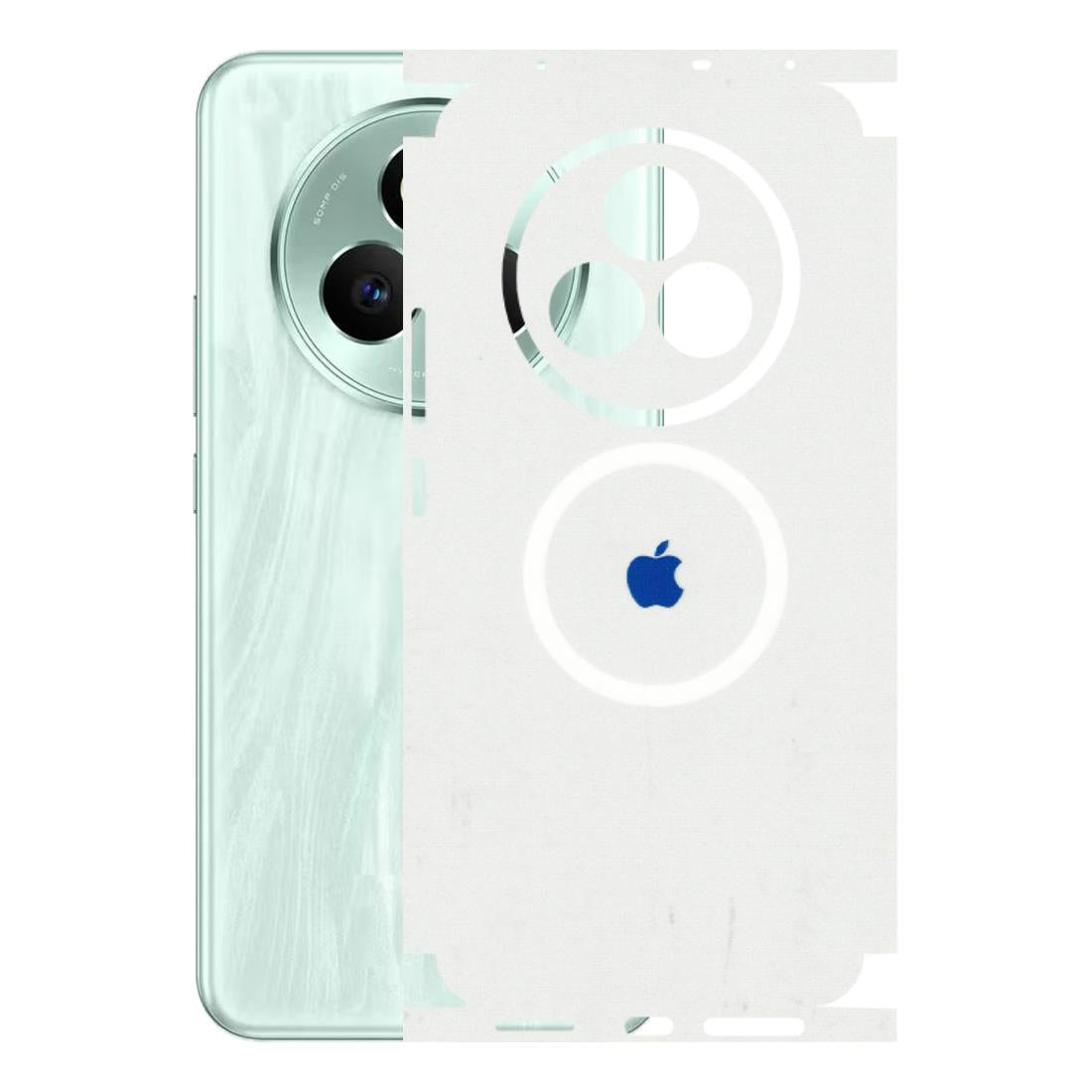 Realme Phone Skins (All Models) - iPhone Magsafe Logo - 3D Embossed Finish (L-320) Realme P3 Pro