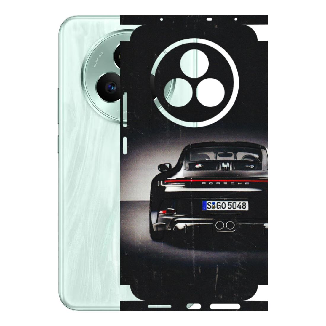 Realme Phone Skins (All Models) - New Black Porsche GT3 - 3D Embossed Finish (L-327) Realme P3 Pro