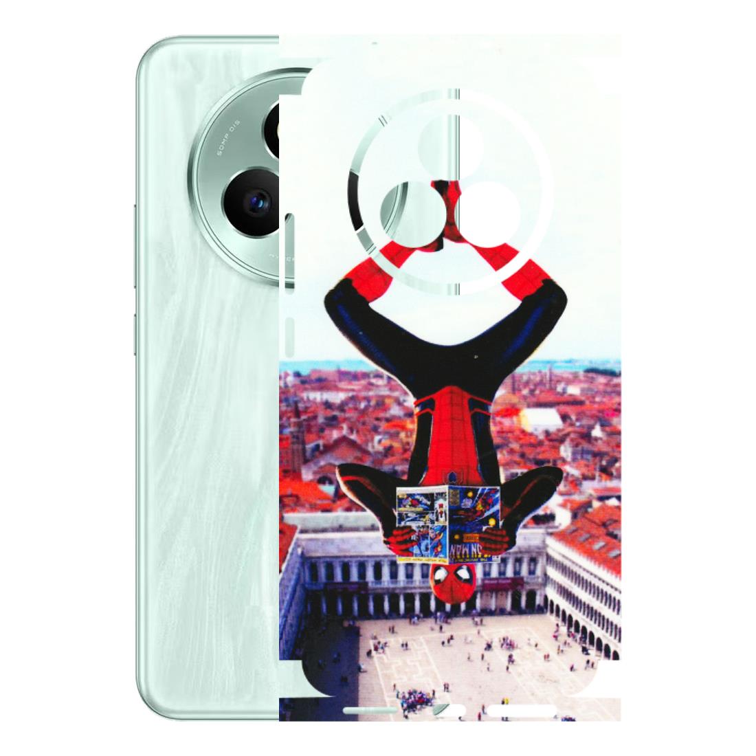 Realme Phone Skins (All Models) - Spiderman Hanging - 3D Embossed Finish (L-53) Realme P3 Pro