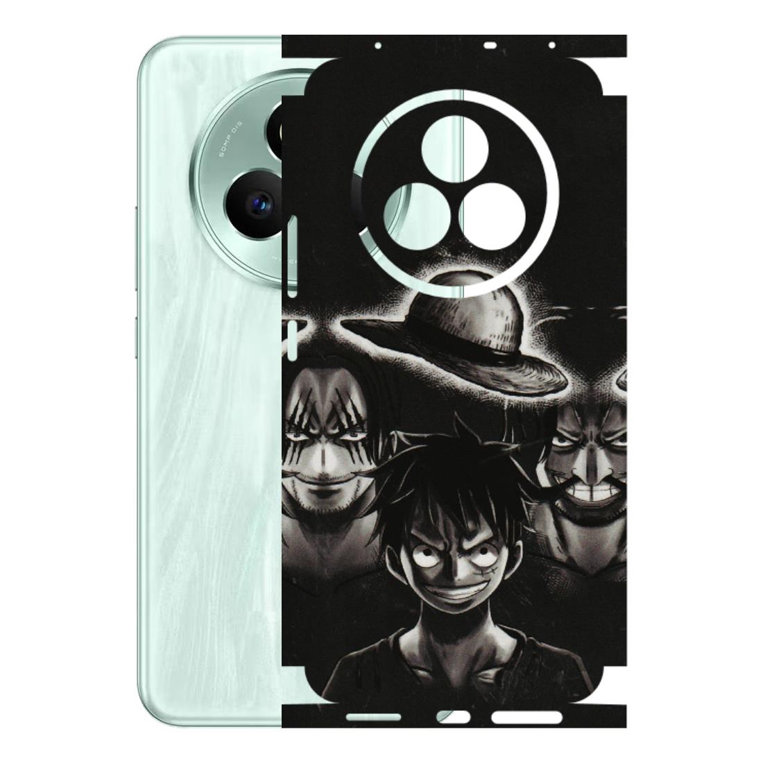 Realme Phone Skins (All Models) - Black Luffy Hat - 3D Embossed Finish (L-57) Realme P3 Pro
