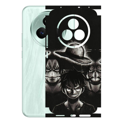 Realme Phone Skins (All Models) - Black Luffy Hat - 3D Embossed Finish (L-57) Realme P3 Pro